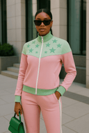 Stardust Royalty 'Pink & Green' Tracksuit