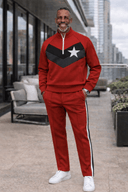 Starstruck “Crimson Authority” Quarter-Zip Suit