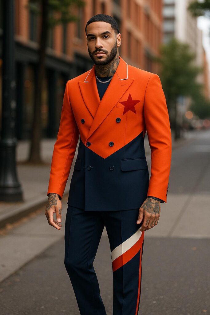 Crimson Apex – Command Crest Suit