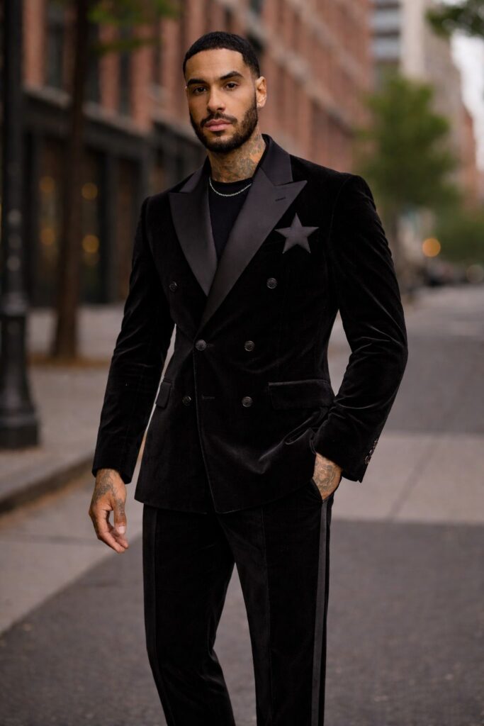 The Blackout Star Velvet Suit